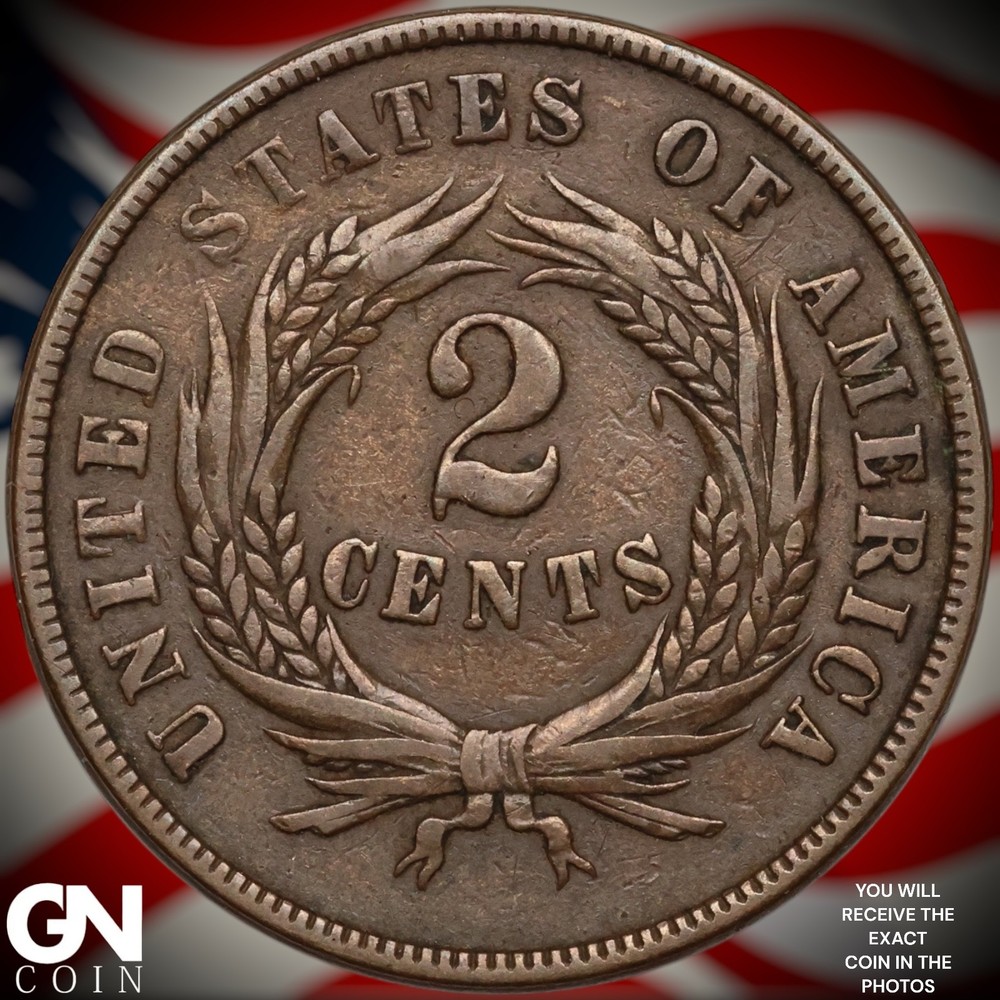 1865 2 Cent Piece B2352