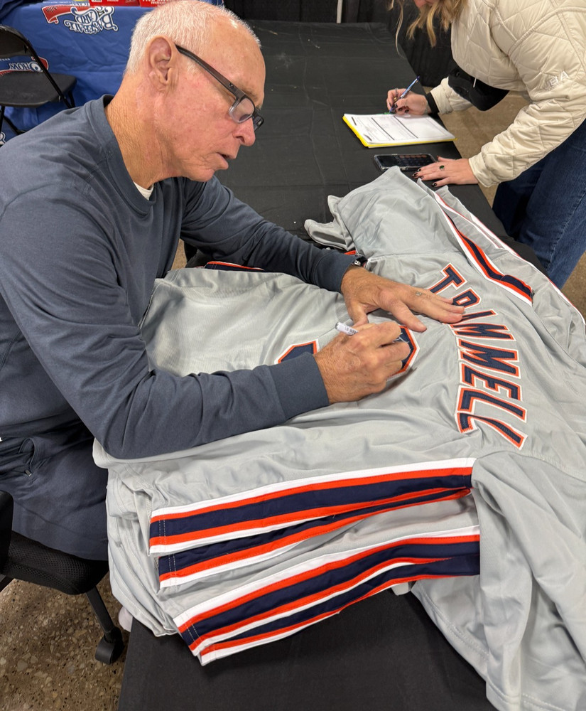 Alan Trammell Signed Custom Gray Player Jersey PSA 043 L