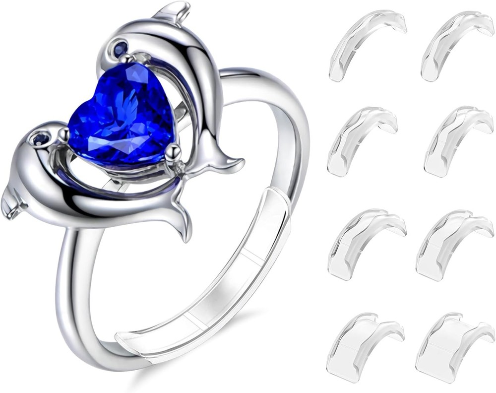 Eiito Ring Sizers & Guards for Loose Rings - Clip-Type 8 PCS + 6 PACK