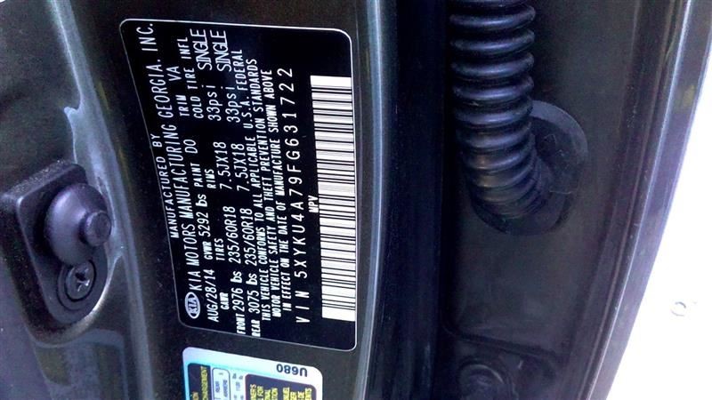 SORENTO   2015 Fuse Box Cabin 1044407041