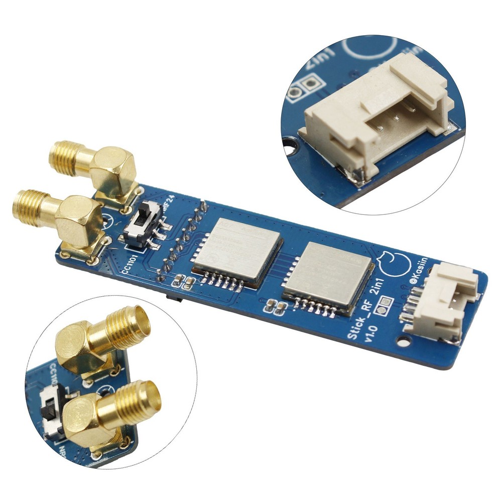 M5Stack StickC Plus2 RF 2-IN-1 RF Module 433MHz CC1101 + 2.4G NRF24 Dual Mode