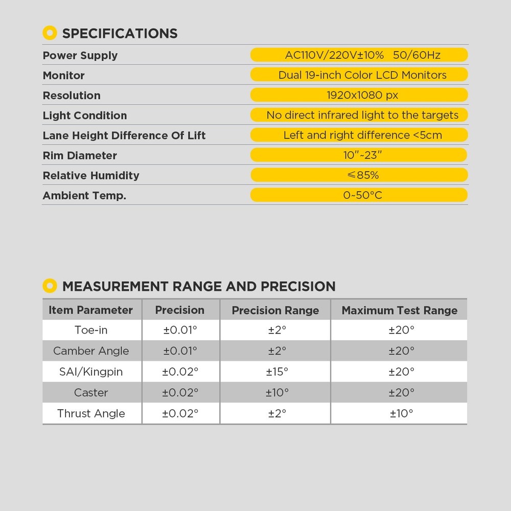 3D Wheel Alignment Machine Tire Wheel Alignel Fully Automatic For 4 & 2Post Lift