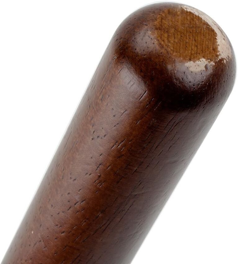 Bar Muddler 8", Flat Head, Lacquered Wood, Walnut