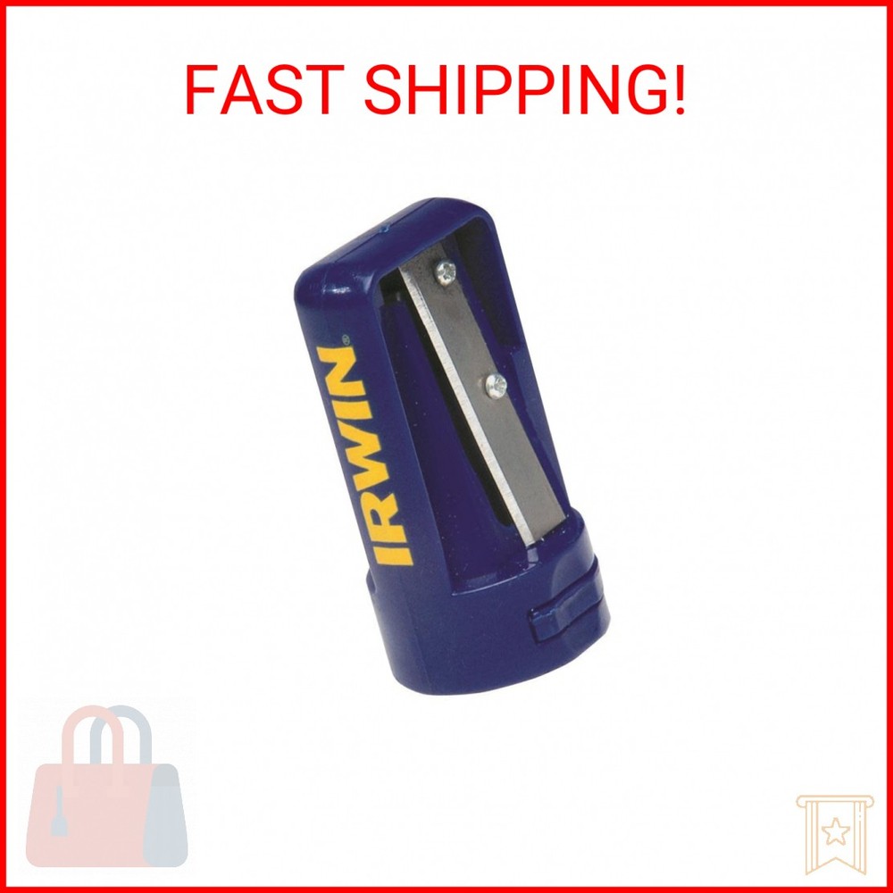 IRWIN Carpenter Pencil Sharpener (233250), Blue