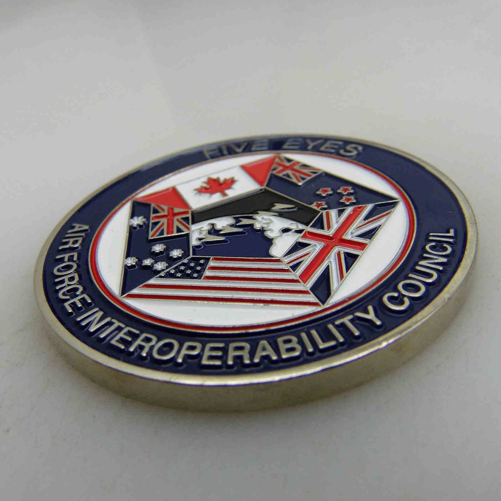FIVE EYES AIR FORCE INTEROPERABILITY COUNCIL CHALLENGE COIN
