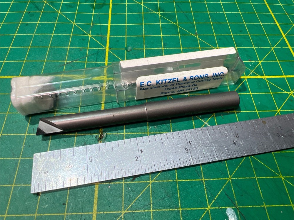 E.C. KITZEL PCD SOLID CARBIDE BORING BAR 25/64 SHANK