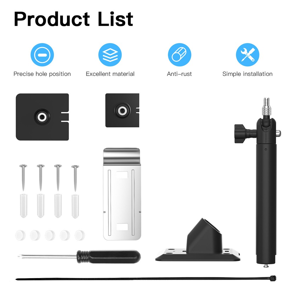 Wall Mount for Ring Solar Panel,Arlo Solar Panel,Eufy /Wasserstein Super Solar