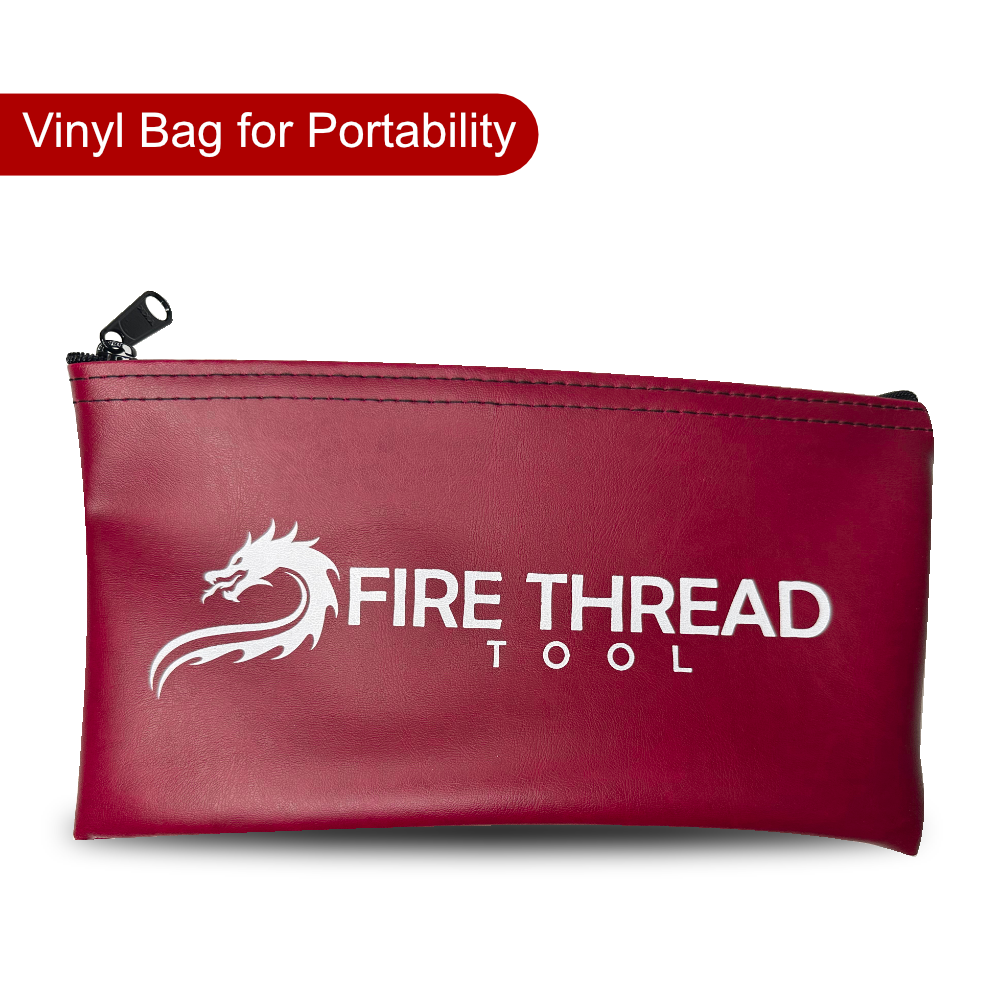 Fire Thread Tool - Hydrant Fitting Thread Gauge Tool for NH/NST, NPT Taper +More