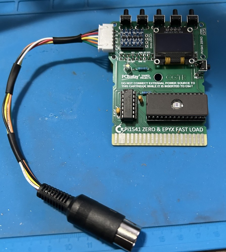 Pi1541 Zero with Epyx Fastload, Case & 32gb SD for Commodore 64 and 128