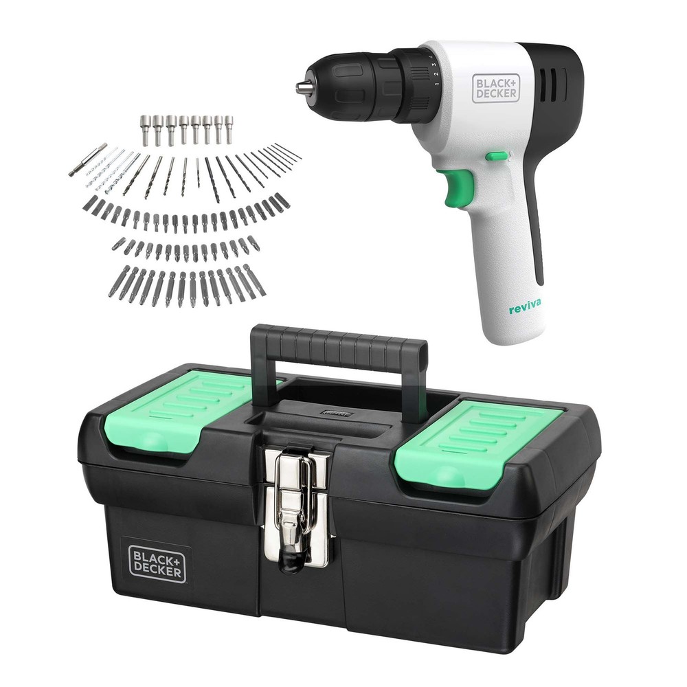 BLACK+DECKER reviva™ 12V MAX* MAX Drill/Driver Kit - REVCDD12CASTB
