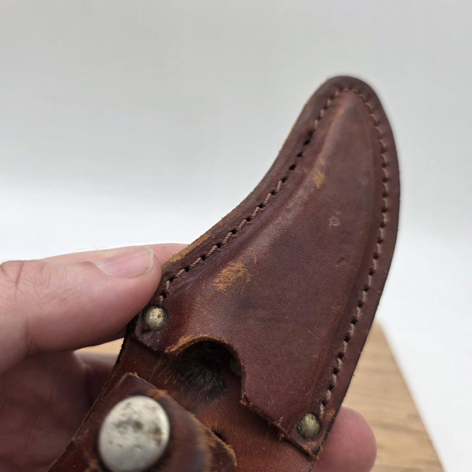 vintage Schrade 152UH Uncle Henry USA fixed blade knife & sheath