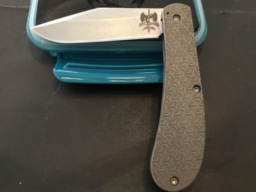 Custom Doc Shiffer Barebones Backpocket Flipper Folder Folding Knife