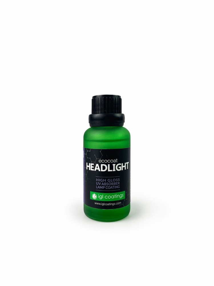 IGL Ecocoat Headlights, UV Asorber (30ml) Ultimate Headlight Coating