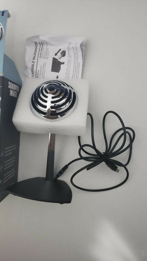 Sharper Image Studio Quality USB  Microphone