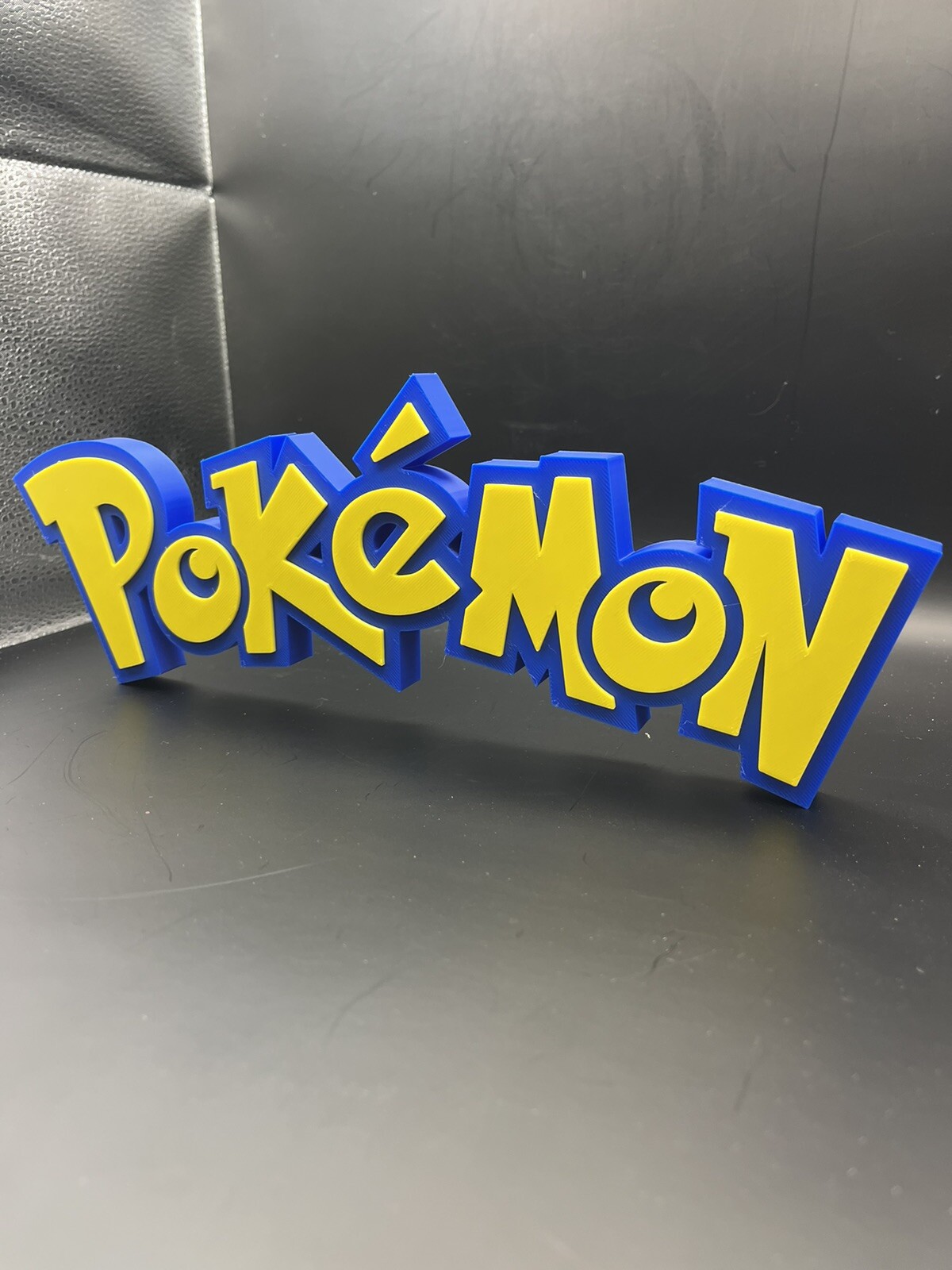 Pokemon Logo Sign Display | 3D Wall Desk Shelf Art