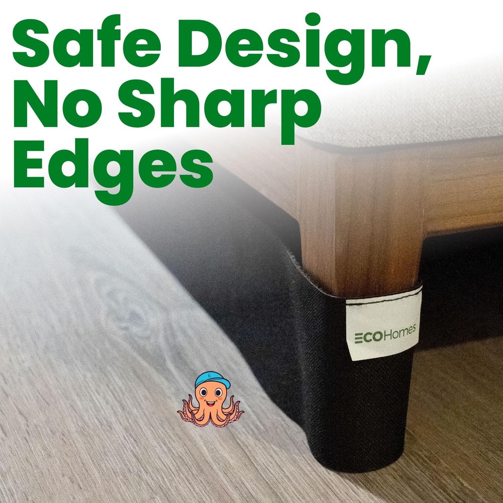 ECOHomes Under Couch Guards Toy Blocker - Elastic Strap Barrier for Under Sof...