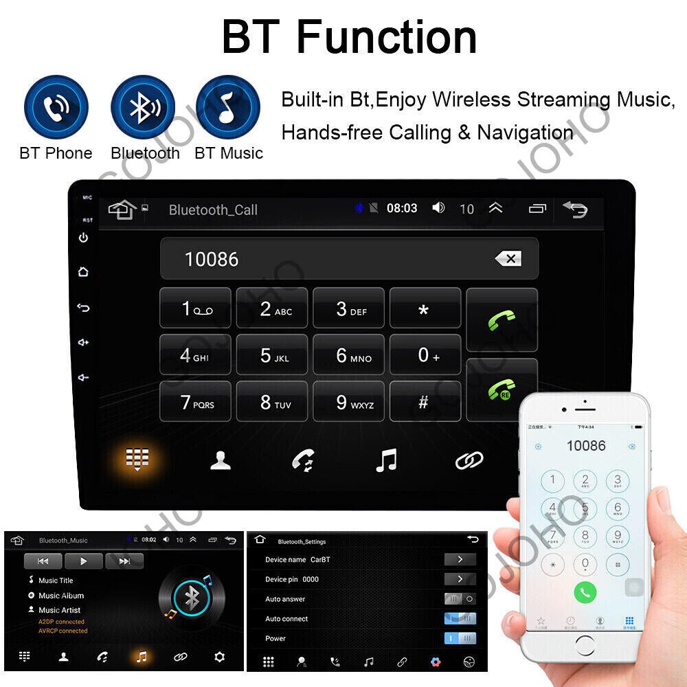 64GB Android 13 Apple CarPlay Car Stereo Radio GPS For Honda CRV CR-V 1995-2001