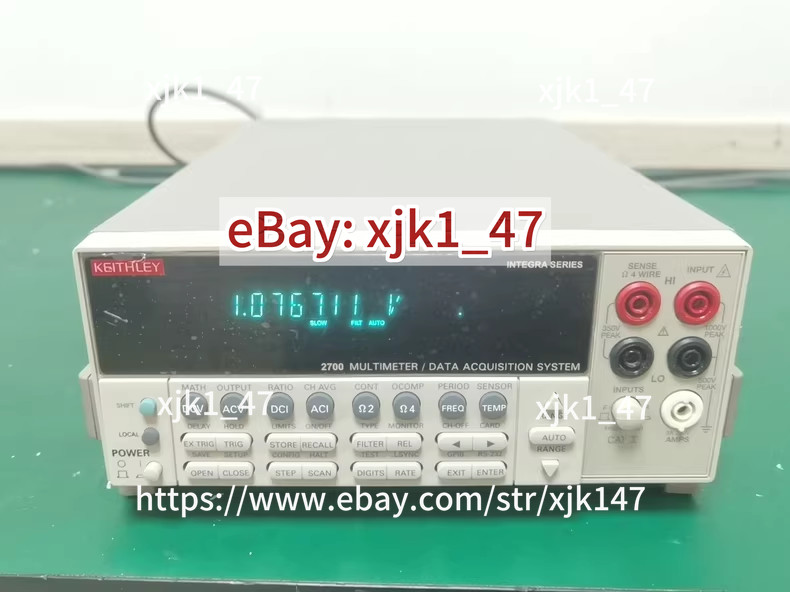KEITHLEY 2700 MULTIMETER DATA ACQUISITION w/7702 40CH MUTIPLEX PLUG-IN DATA/xjk