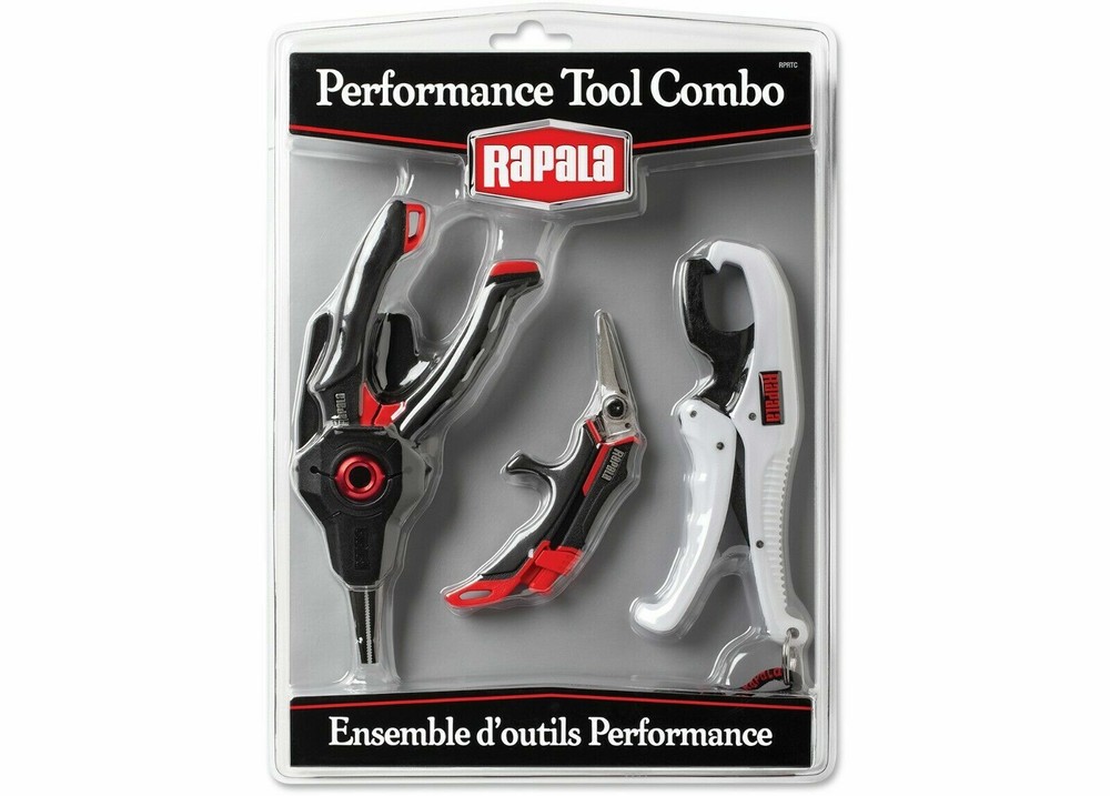 Rapala Performance Tool Combo Pack MAG Spring Pliers RPRTC Lip Gripper Scissors