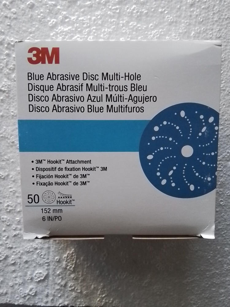3M 36174 Multi-Hole Hook & Loop 120 Grit 6 in. Sanding Disc (50/Pack)
