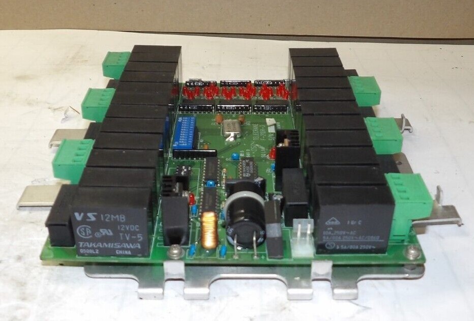 NEW TELECRANE F-21DR-3 DECODER RELAY / CONTROL BOARD