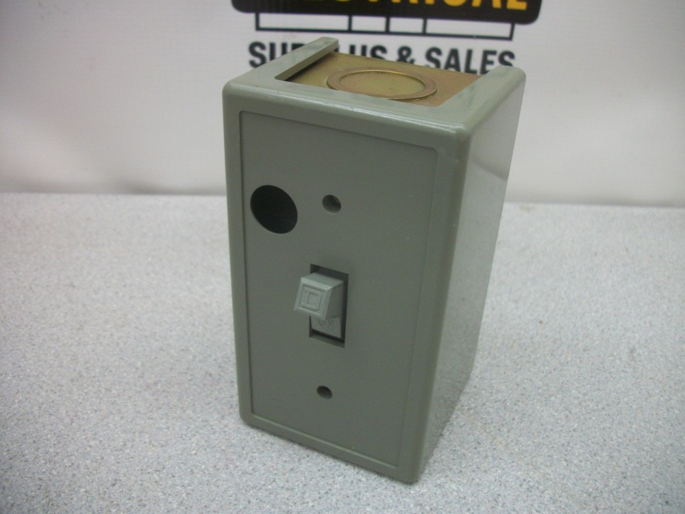 SQUARE D MANUAL MOTOR STARTER TOGGLE SWITCH 2510FG2 NOB