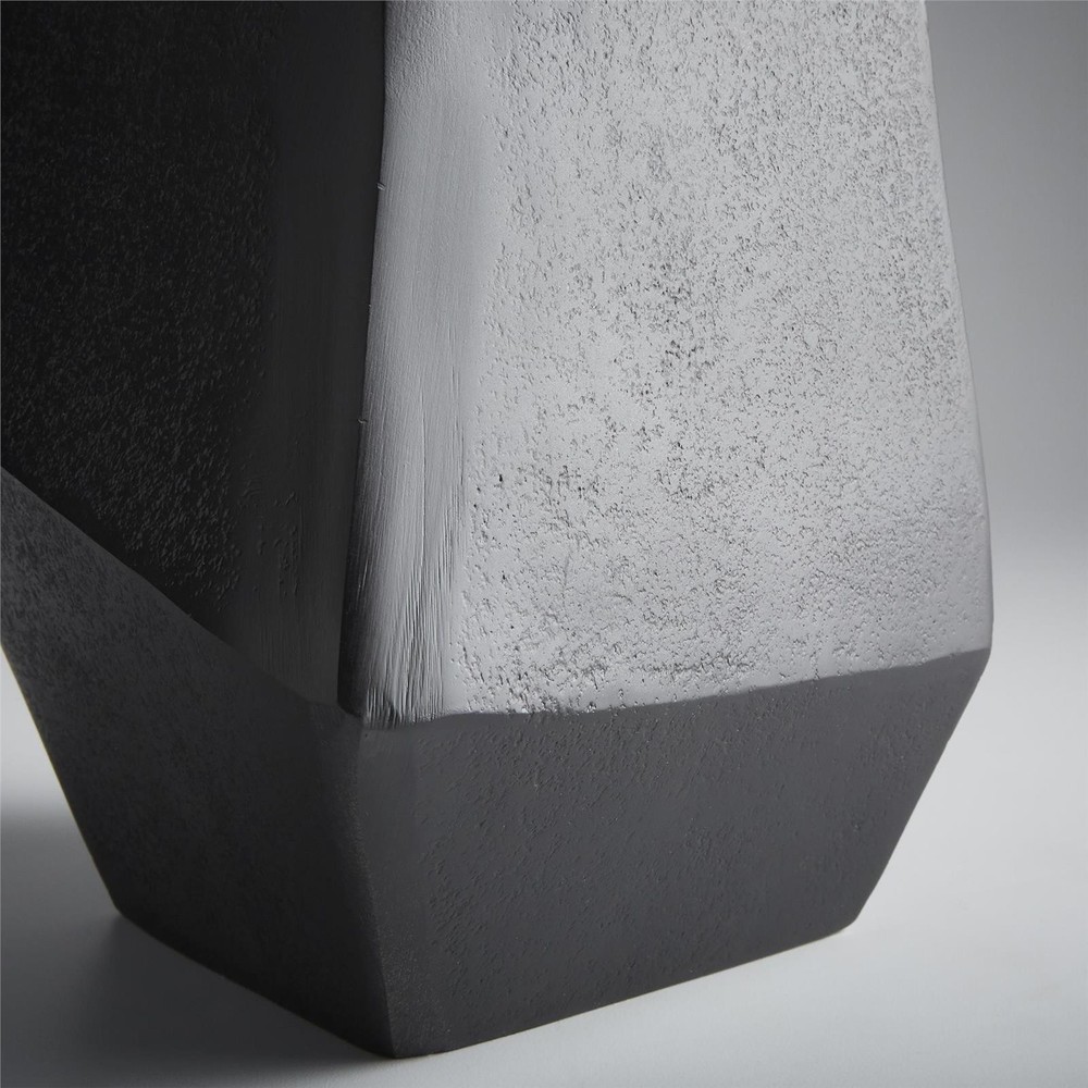 Vase CYAN DESIGN OCTAVE Large Graphite Aluminum