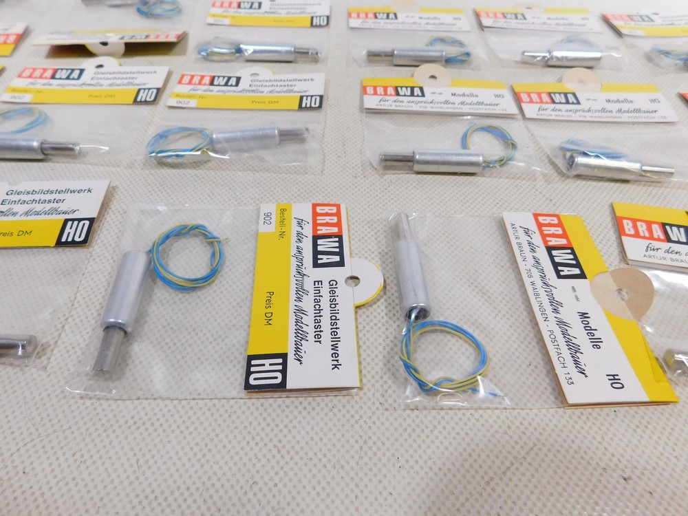 Brawa H0 Etc 18X 902 Simple Switch Button Mint+Box Unopened #EJ205-0.5