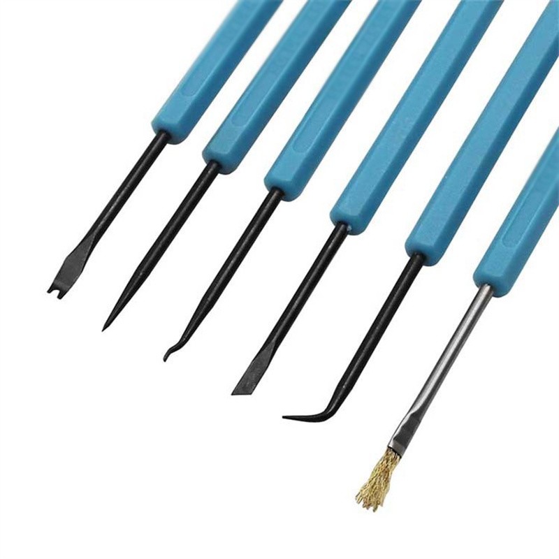 6PCS Solder Assist Tool For PCB Disassembly Repair Replace Capacitor Tools