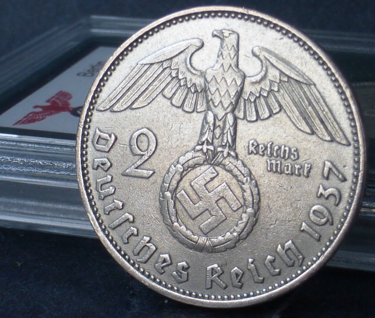 *3x Silver Coin Year Set* Rare Third Reich WW2 2 Reichsmark Hindenburg Lot