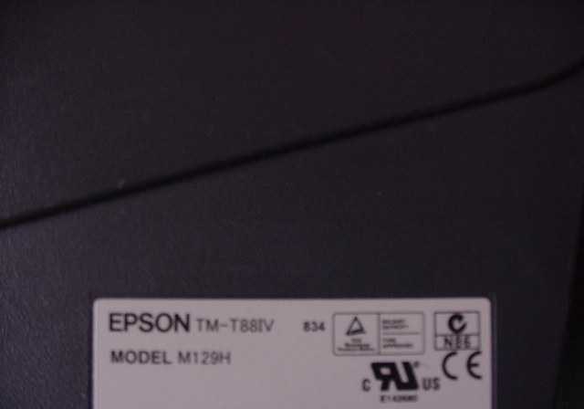EPSON TM-T88IV THERMAL RECEIPT PRINTER M129H W/ Parallel Interface & AUTO CUTTER