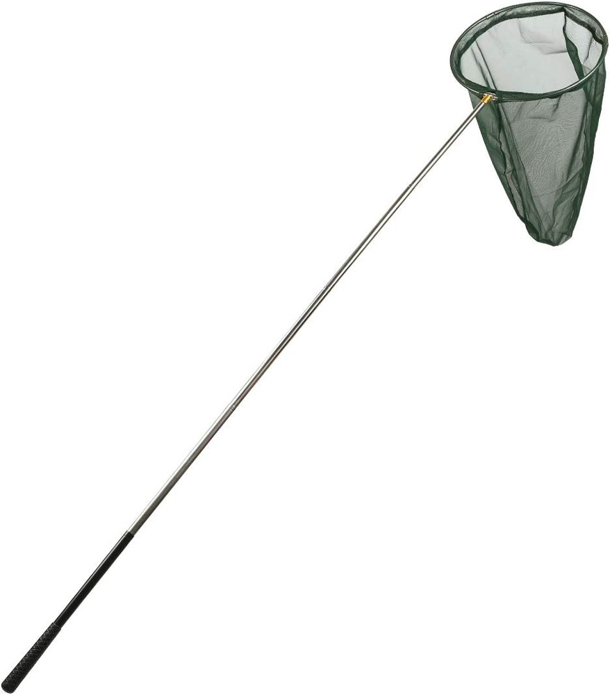 RESTCLOUD Professional Insect and Butterfly Net with 14" Ring, 26" Net Depth, 59