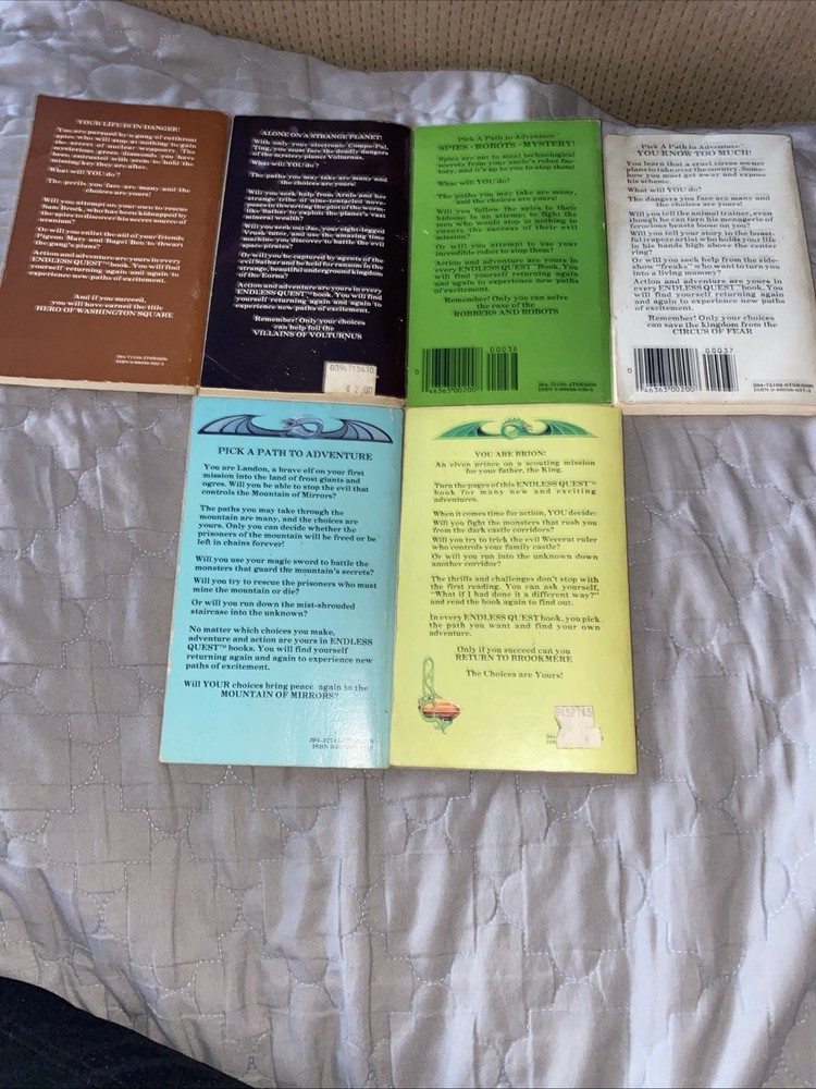 Dungeons & Dragons An Endless Quest Books (6)