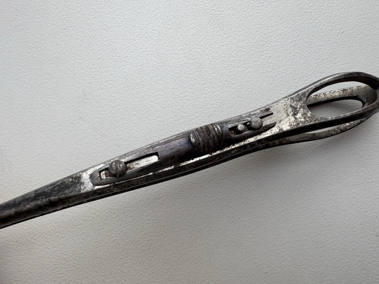 Antique A.L. Hernstein NY Forceps Tweezers Civil War Era Surgical Medical Tool