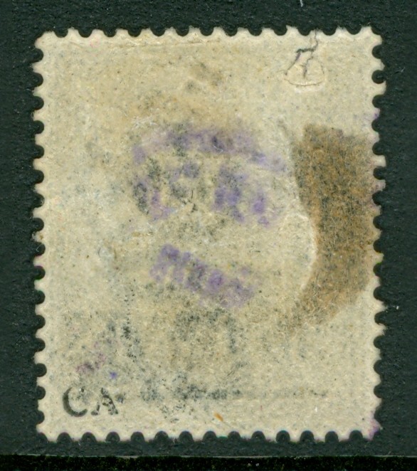 Ceylon, 56c on 96c grey. Scott #129