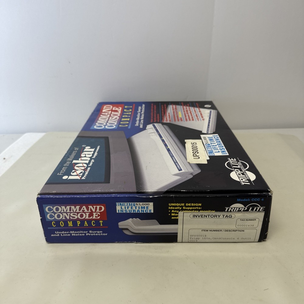 Tripp Lite Command Console CCC-4 Voltage Surge Suppressor, Vintage Open Box