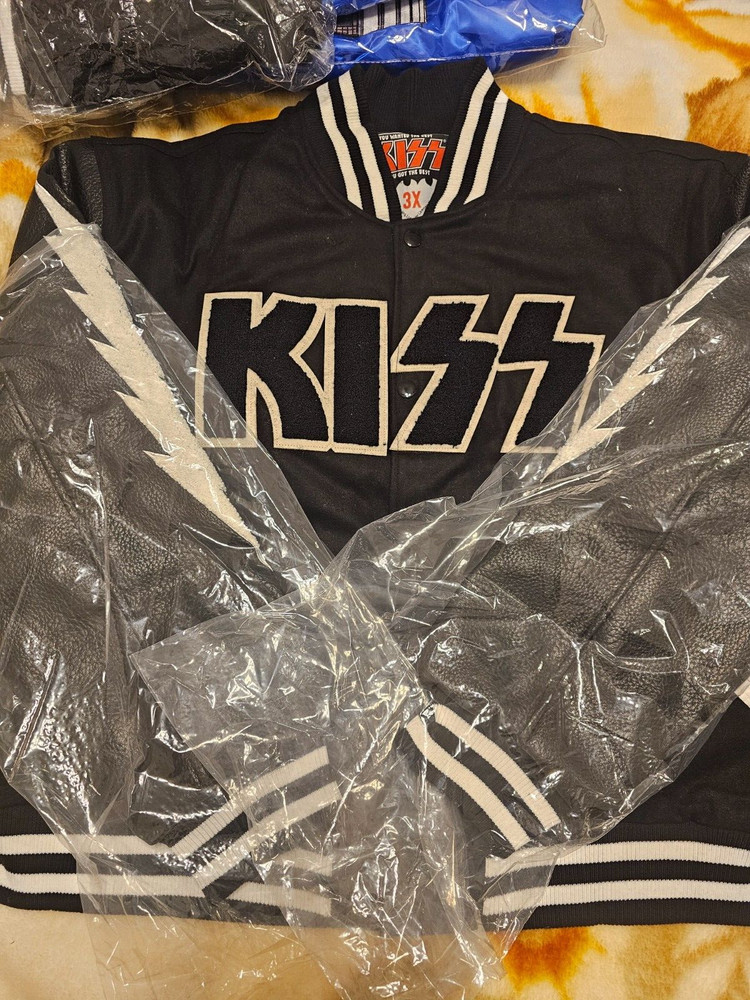 KISS Official End Of The Road Tour BLACK Bomber NYC MSG Jacket POP SHOP 3XL GENE