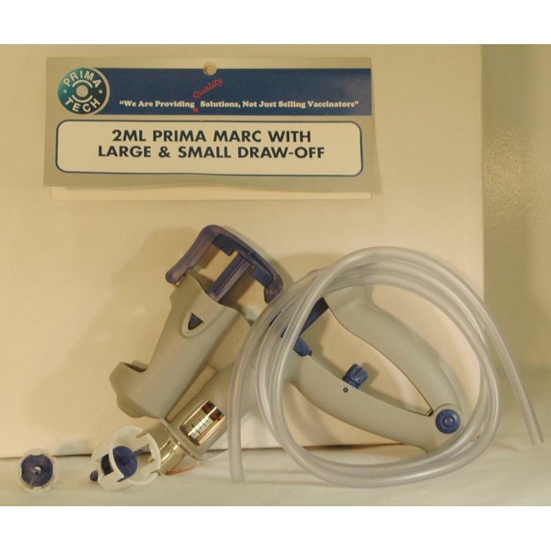 Prima Marc Adjustable Syringe 2 ml with Drawoffs Livestock