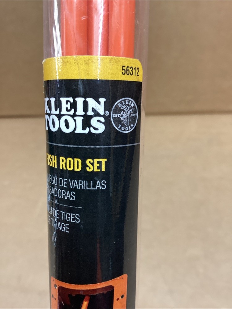 Klein Tools 56312 Lo-Flex Fish Rod Set, 12”