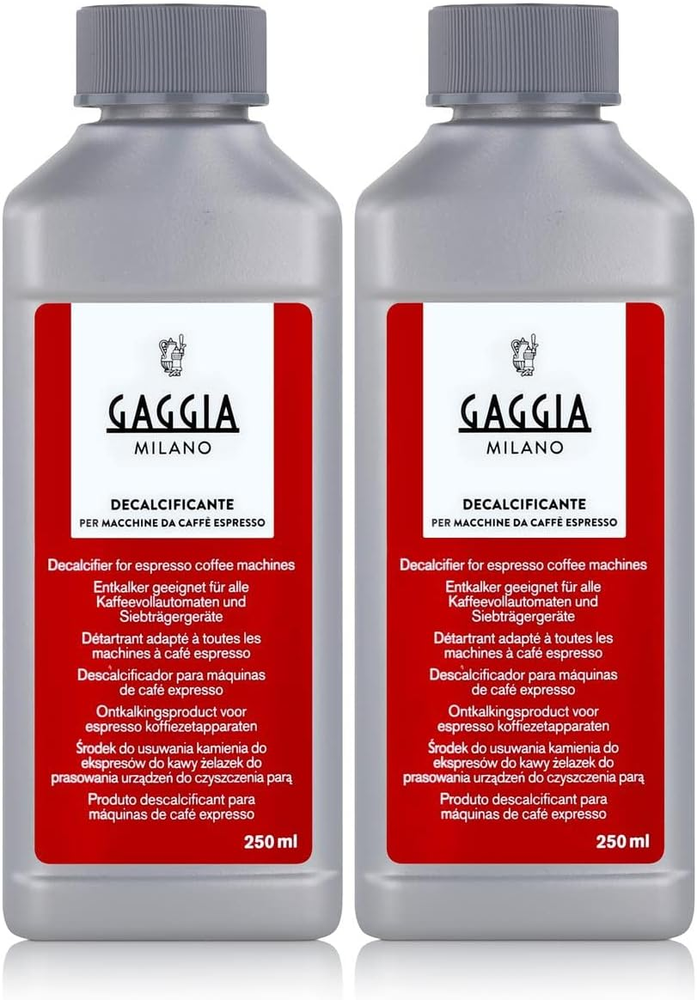 Gaggia Decalcifier Descaler Solution 250ml (2 Bottles)