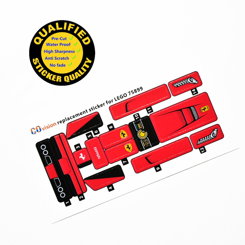 Replacement sticker for set 75899 Precut sticker