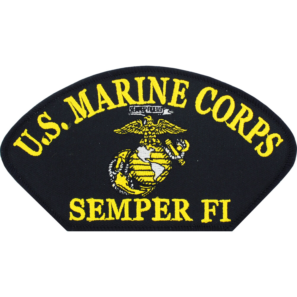 MARINE CORPS SEMPER FI Embroidered Hat Patch (1334)