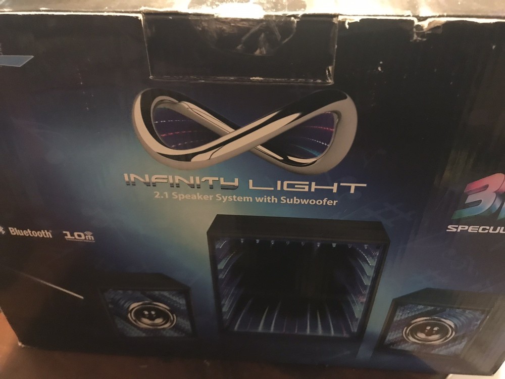 leading edge infinity light 2.1 speaker system with subwoofer New Bluetooth