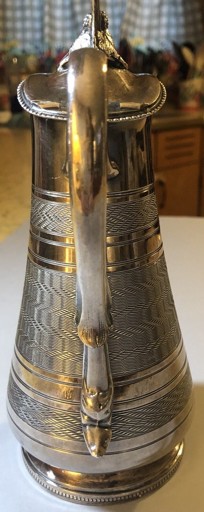 Antique Silver Syrup Pitcher