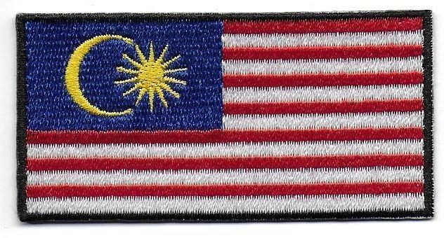 Malaysia Flag Iron on Sew on Patch