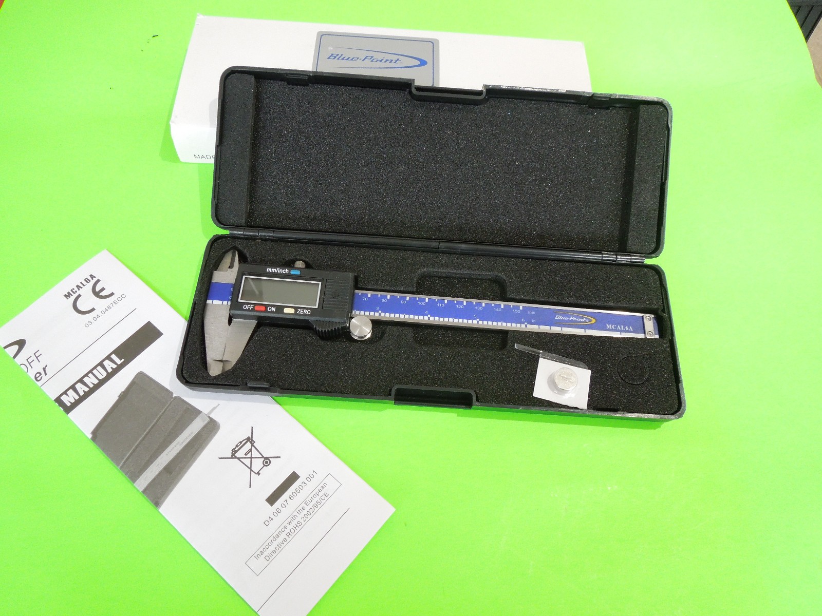 Brand new Blue Point Digital Display Caliper by Snap on model# MCAL6A