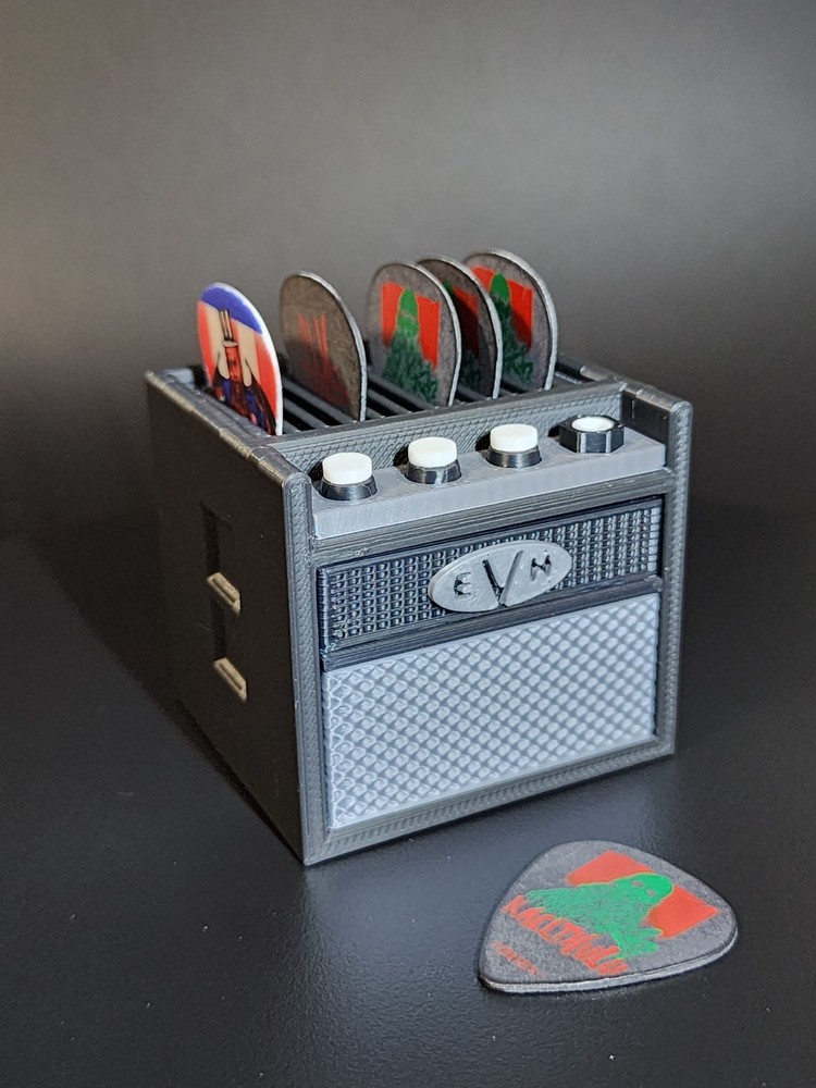 EVH Amp Gutiar Pick Holder, Holds  11 Picks On Top!!