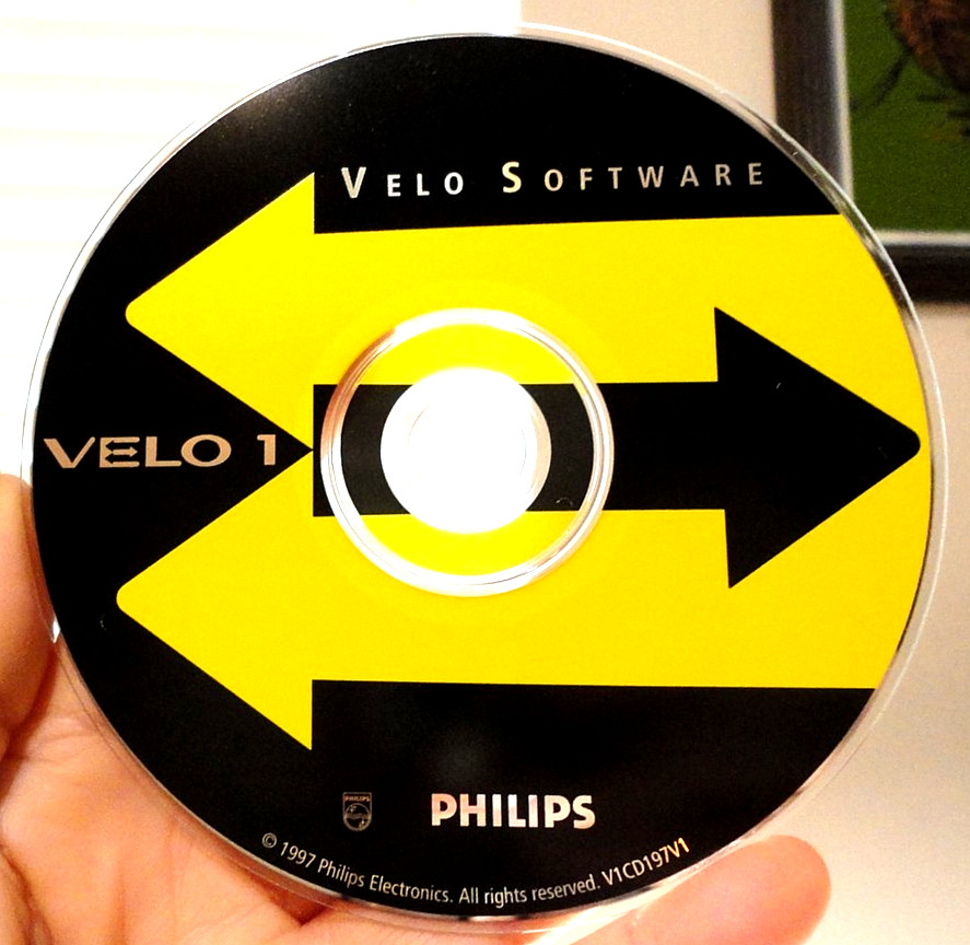 1997 PHILIPS VELO 1 SOFTWARE/MANUAL/QUICK START CARD/AD INSERTS--No Unit
