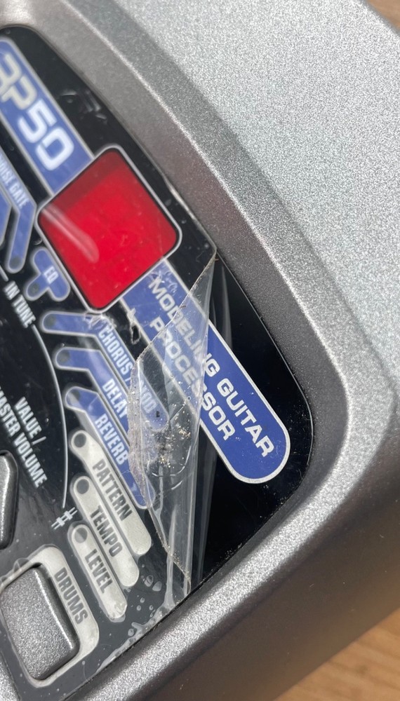 DigiTech RP50V Multi-Effect Modeling Guitar Processor No Power Supply - Tested