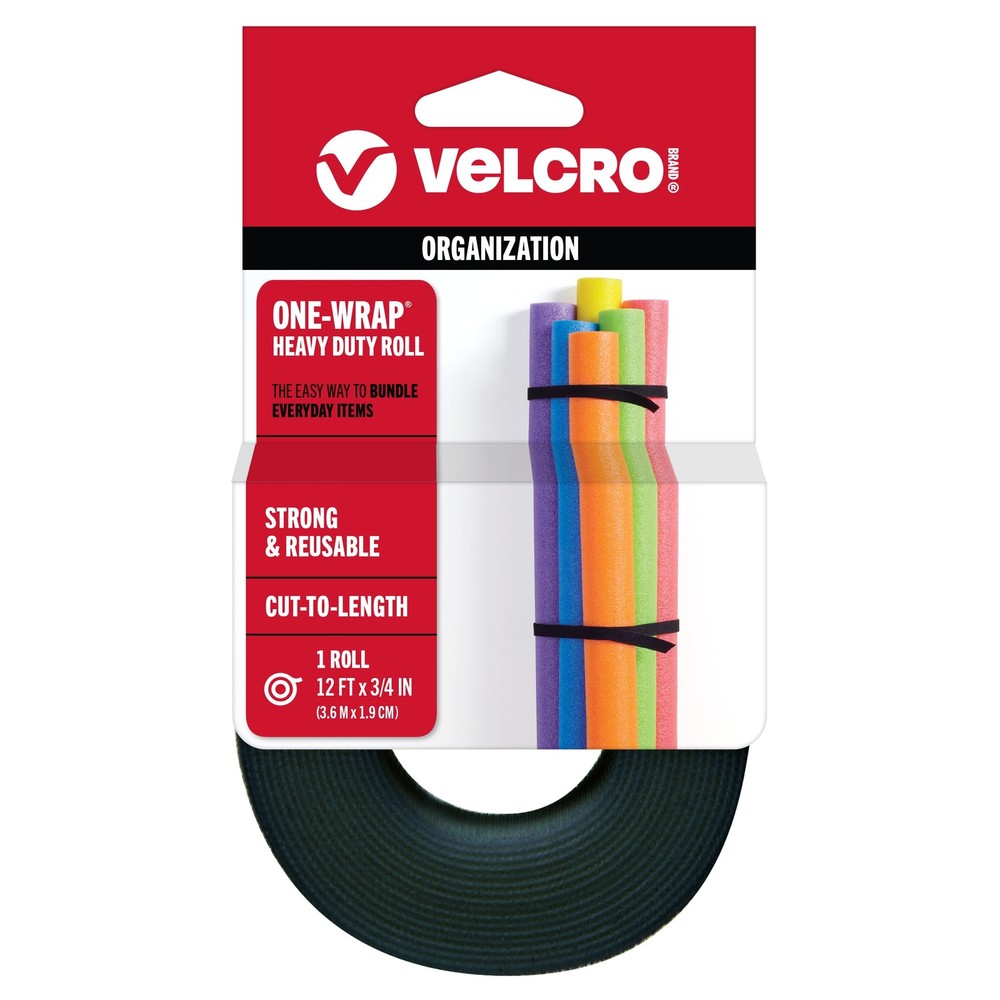 One-Wrap Roll Double Sided Self Gripping Hook and Loop Tape Roll